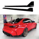 Fits 2021-2024 BMW G80 M3 G82 G83 M4 MP Style Gloss Black Body Kits Side Skirts-1