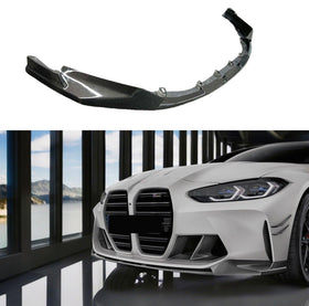 2021 BMW G80 M3 real carbon fiber MP style front bumper lip
