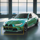 Real carbon fiber MP style front bumper lip for 2021 BMW G82 M4
