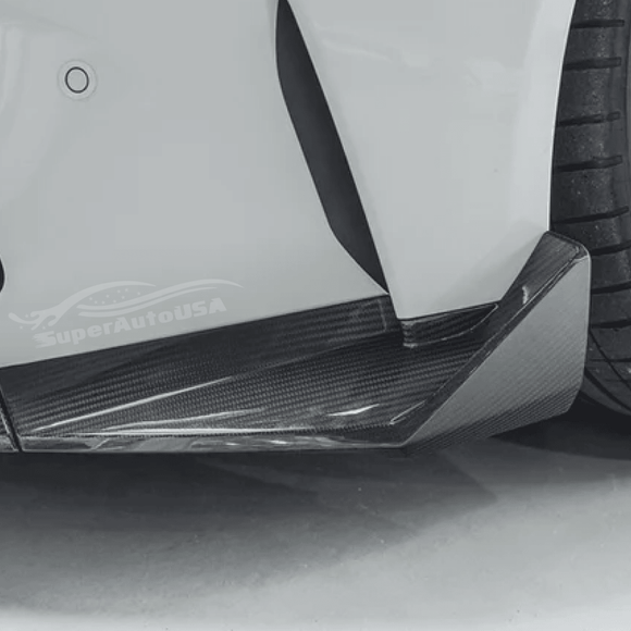 2022 BMW G83 M4 real carbon fiber CS style front bumper lip