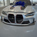High-quality real carbon fiber CS style front bumper lip for 2021-2024 BMW G82 M4