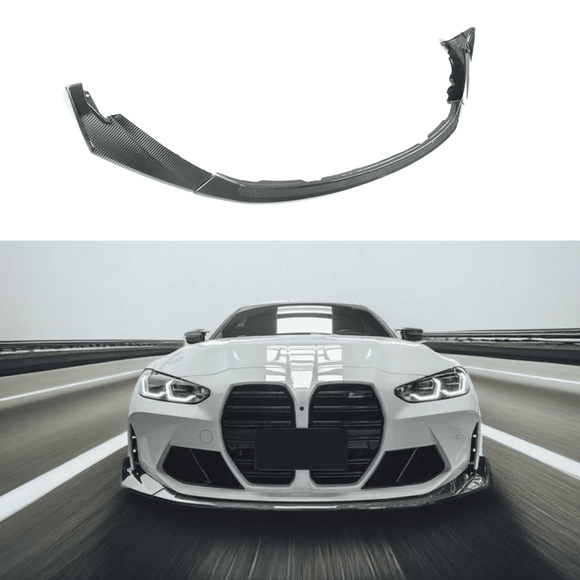 2023 BMW G80 M3 real carbon fiber CS style front bumper lip