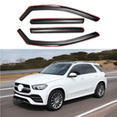 Fits 2020-2024 Mercedes-Benz GLE In-Channel Vent Window Visors Rain Guards Shade Deflector-1