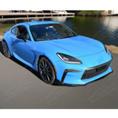 Fits 2022-2025 Toyota GR86 Matt Black PU Front Bumper Garnish w/ Plate Tag 3pcs-3