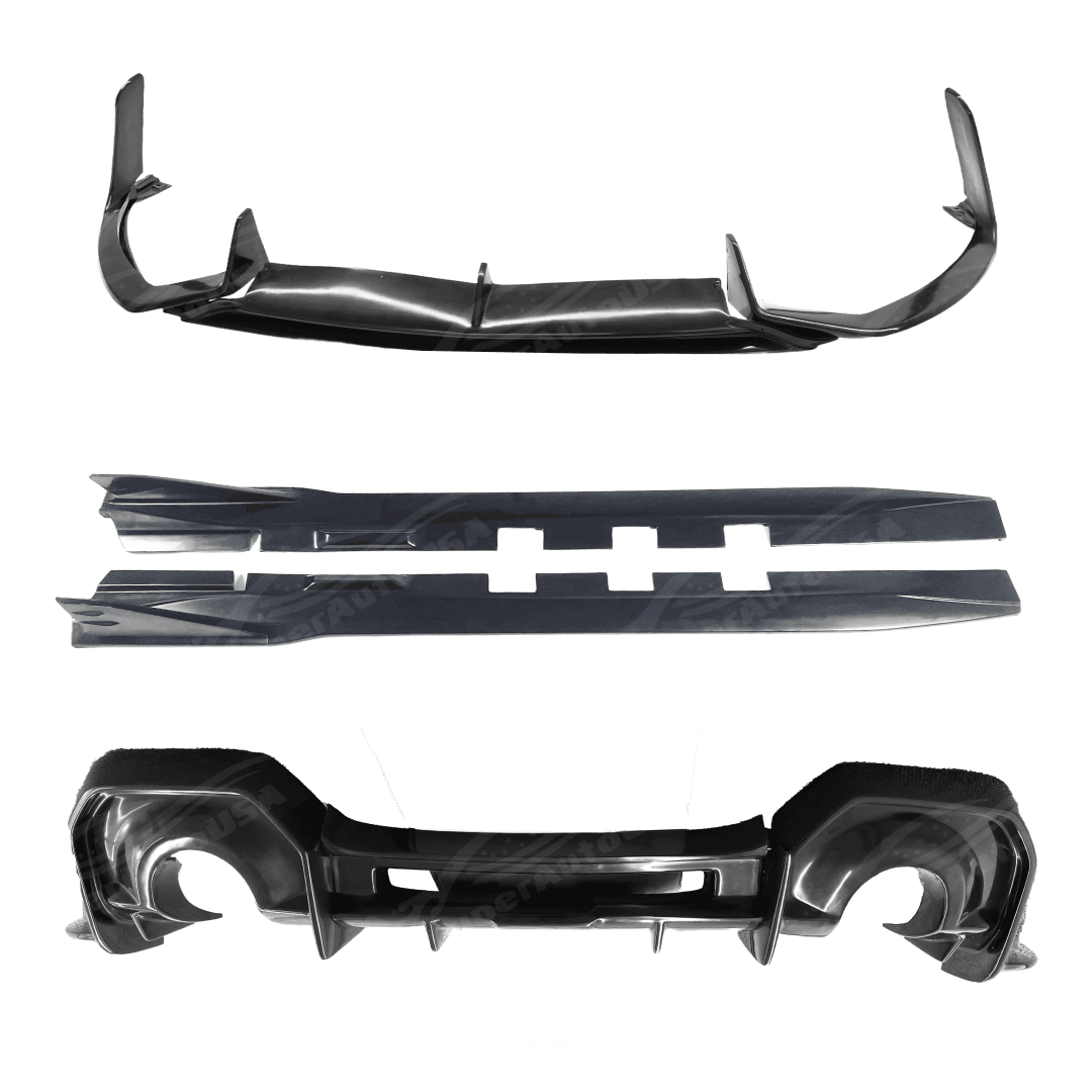 2024 GR86 Black PU JDM Style Front Spoiler Body Kit Side Skirt Rear Diffuser