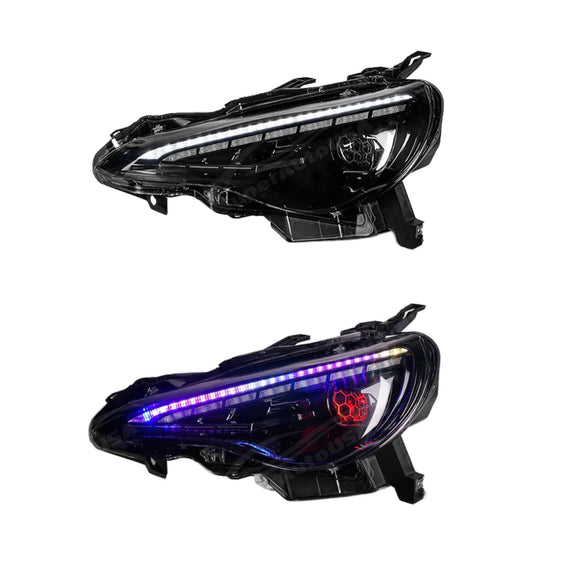 Se adapta al conjunto de faros delanteros LED Toyota 86/BRZ 2013-2020 2017-2020 