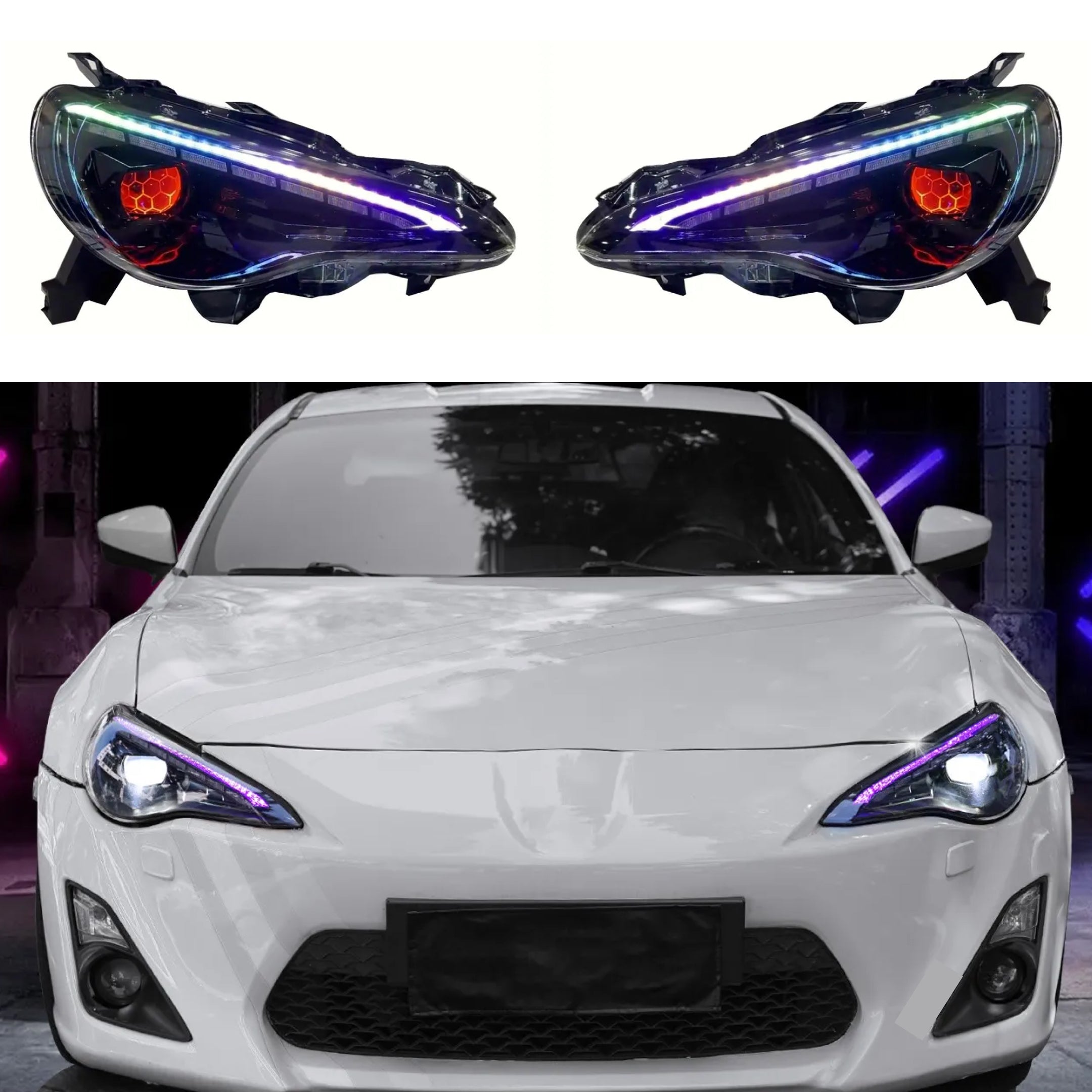 Fits 2017-2020 Toyota 86/2013-2020 BRZ LED Head Light Front Lamps Assembly