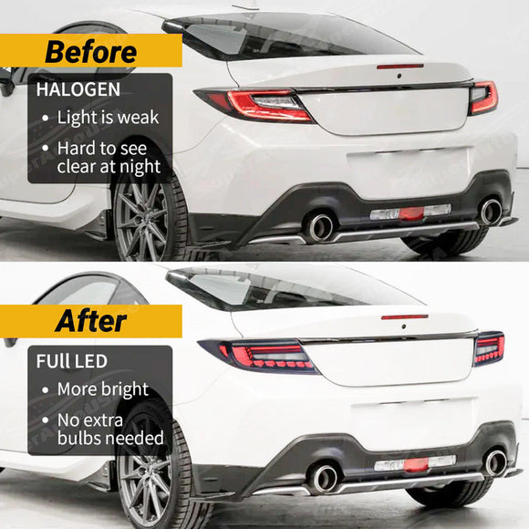 Fits Toyota GR86/ BRZ 2022-2024 Dragon Scales Tail Light Sequential Assembly