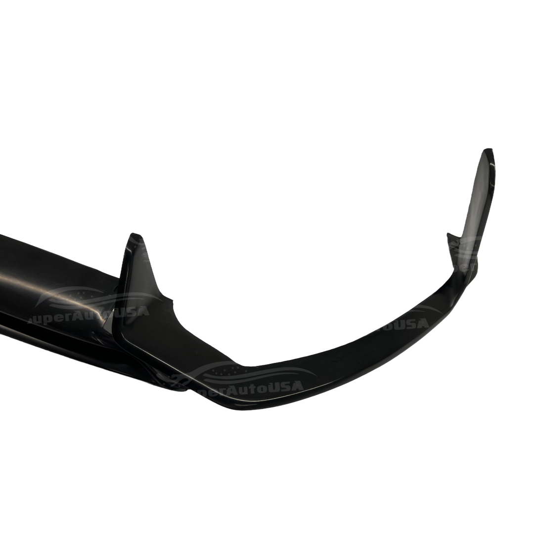 Lower Front Air Dam Chin Splitter Kit in Black PU on Toyota GR86, providing a sporty upgrade and improved air management for 2023 models