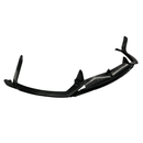 Close-up of the Black PU Front Spoiler installed on a Toyota GR86, providing an aggressive aesthetic for the 2022-2024 models