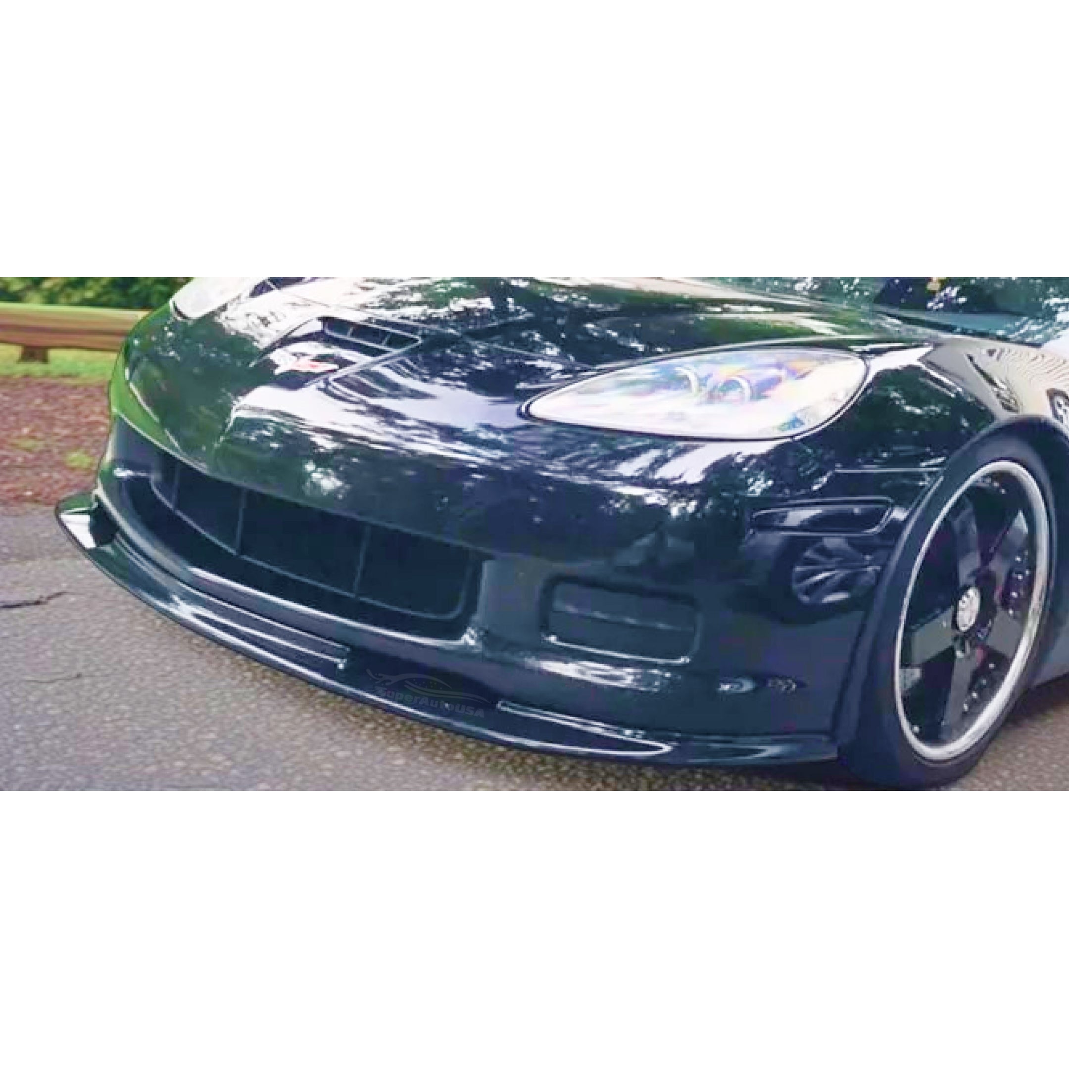 2013 Chevrolet Corvette C6 ZR1 Style Front Bumper Lower Lip Spoiler Kit