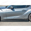 Fits 2020-Up Toyota Supra A90 Artisan Spirit Carbon Fiber Side Skirts