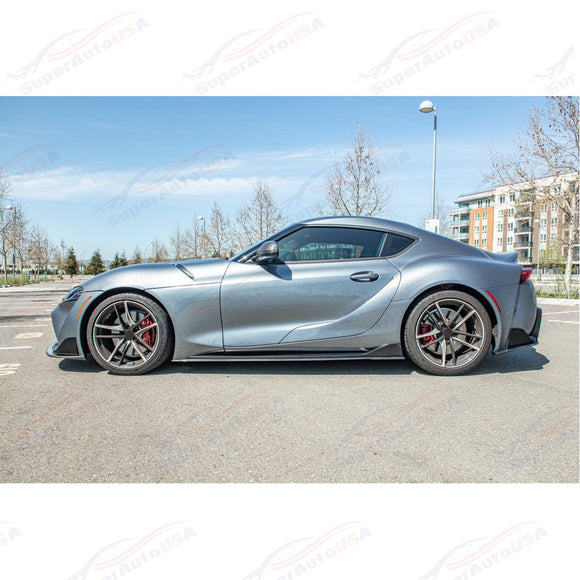 Fits 2020-Up Toyota Supra A90 Artisan Spirit Carbon Fiber Side Skirts