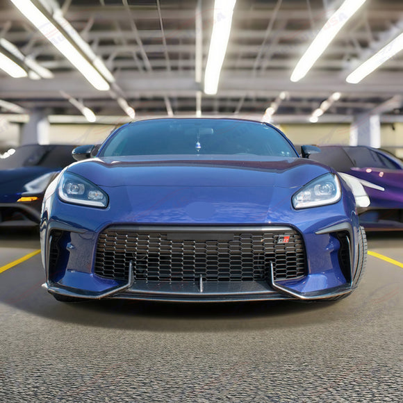 Fits 2022Up Toyota GR86 Real Carbon Fiber Front Bumper Lip SuperAutoUSA