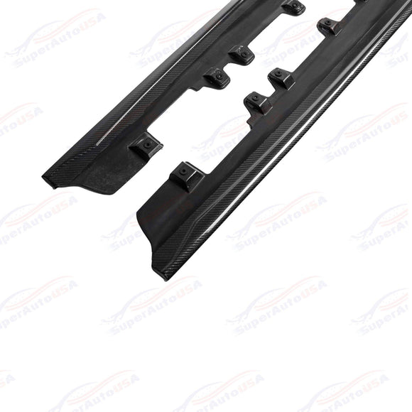 Fits 2020-Up Toyota Supra A90 Artisan Spirit Carbon Fiber Side Skirts