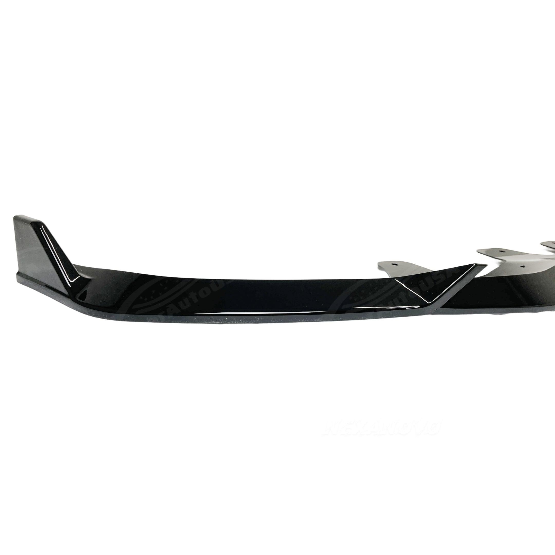 2025 BMW IX Gloss Black Front Bumper Lip Splitter 