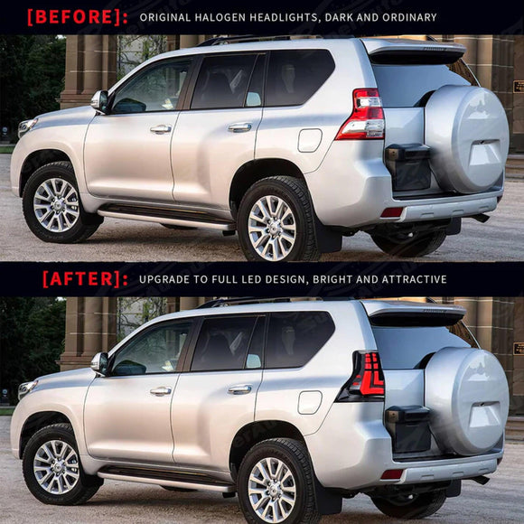 Fits 2010-2023 Lexus GX400/ GX460 Full LED Tail Lights Sequential Assembly