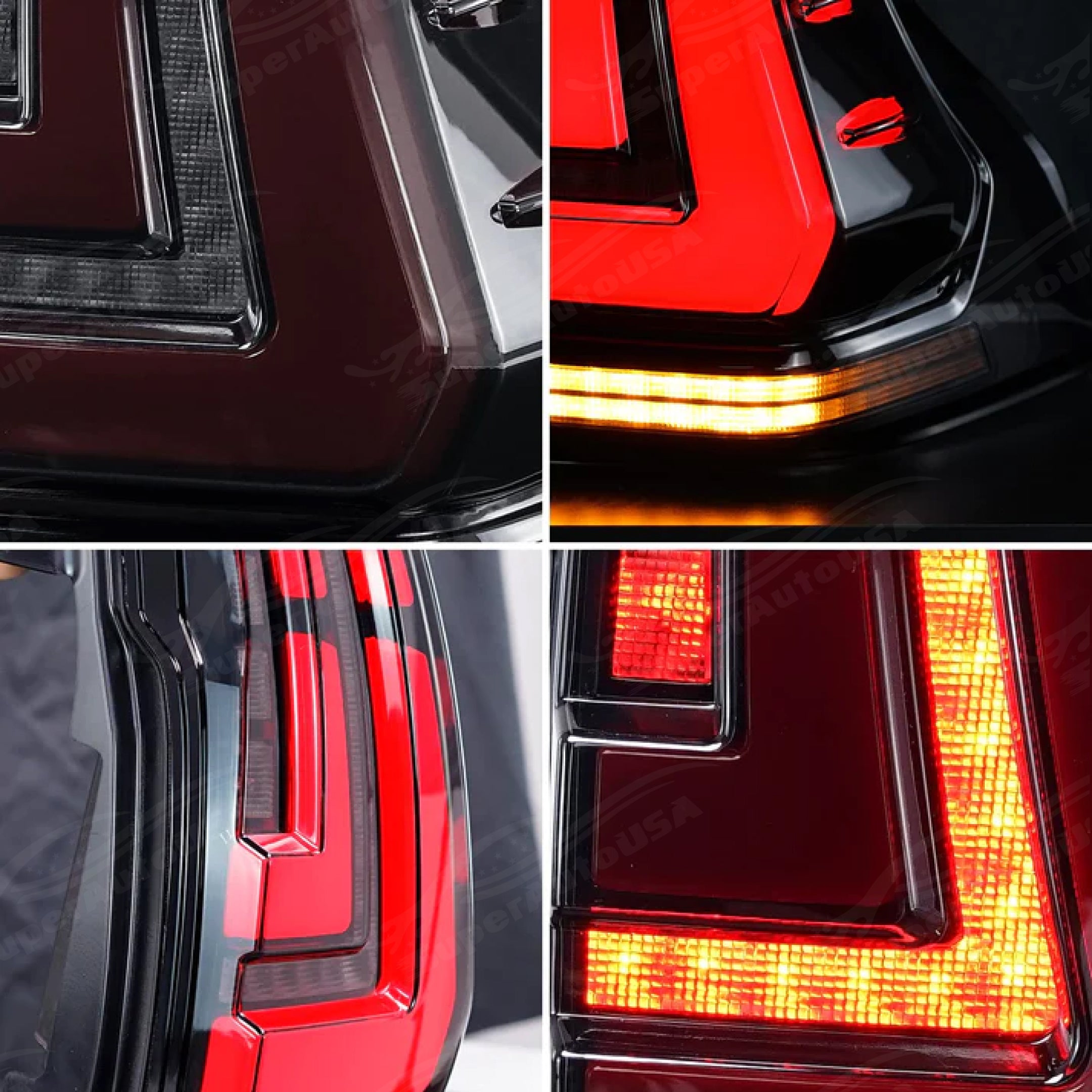 Fits 2010-2023 Lexus GX400/ GX460 Full LED Tail Lights Sequential Assembly-6