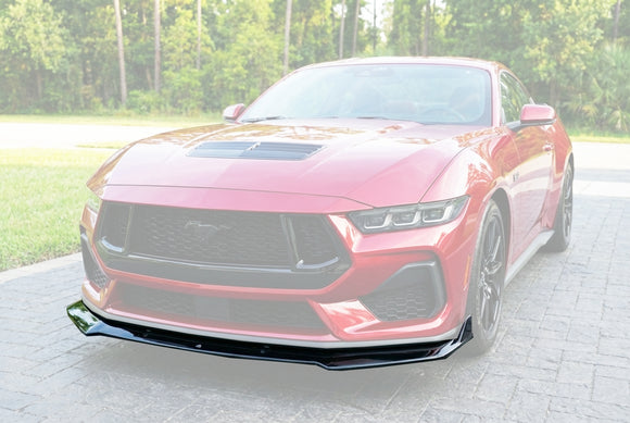 Para Ford Mustang 2024-2025, parachoques delantero de PU, divisor de alerón, 1 pieza 