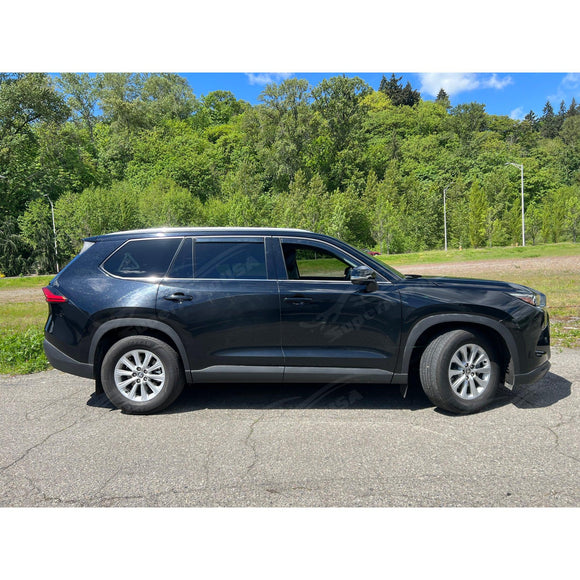 Se adapta a Toyota Grand Highlander 2024-2025, viseras para ventanas en canal, protectores contra la lluvia 