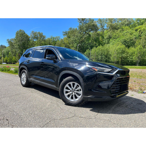 Se adapta a Toyota Grand Highlander 2024-2025, viseras para ventanas en canal, protectores contra la lluvia 