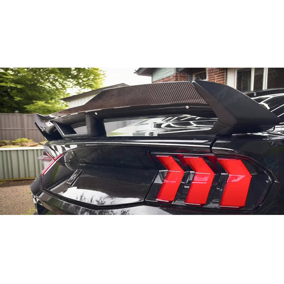 Lightweight Rear Gurney Flap Wickerbill for 2025 Ford Mustang Dark Horse Premium Coupe by SuperAutoUSA

