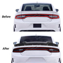 Gloss Black Rear Wickerbill Spoiler Add-on Decklid Flap and Rear Trunk Spoiler Wing for 2015 Dodge Charger