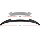 Gloss Black Rear Wickerbill Spoiler Add-on Decklid Flap and Rear Spoiler Wing for 2021 Dodge Charger