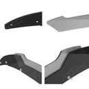 Gloss Black Rear Wickerbill Spoiler with Decklid Flap and Rear Trunk Spoiler Wing for 2022 Dodge Charger