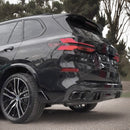SuperAutoUSA rear corner splitters for 2024 BMW X5 trims