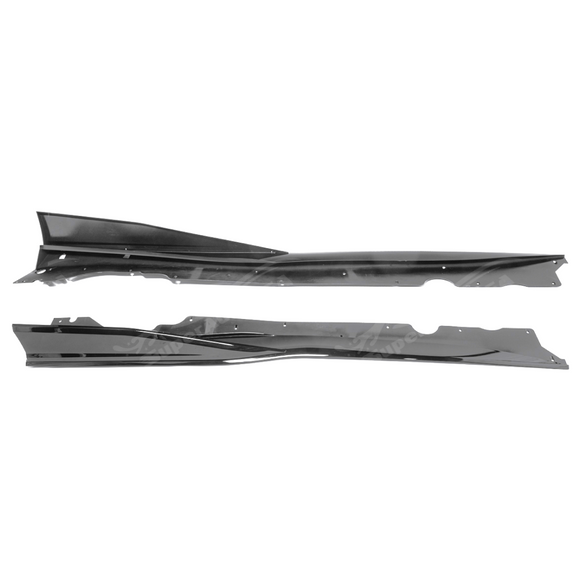 SuperAutoUSA sleek and stylish gloss black body kit upgrade for 2022 Chevy Corvette C8.
