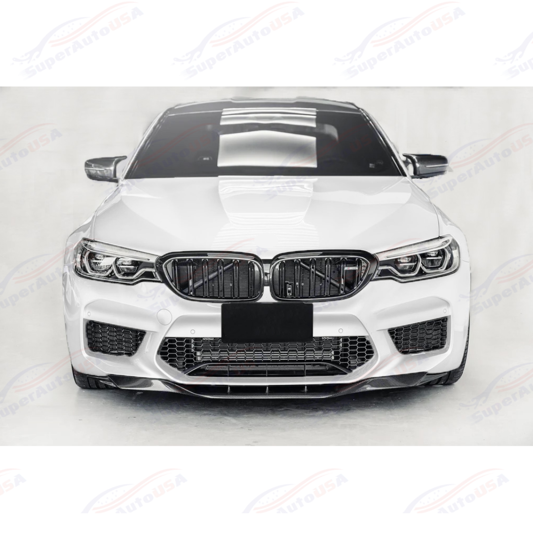 Front Lip - Carbon Fiber Print | Fits BMW M5 M5C (F90) CS/Competition (18-23 ) - 0