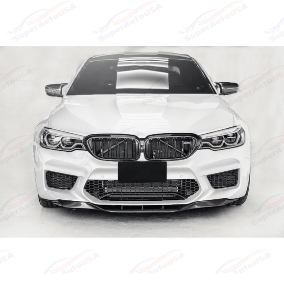 Fits BMW M5 M5C (F90) CS/Competition 2018-2023 Carbon Fiber Print Front Lip