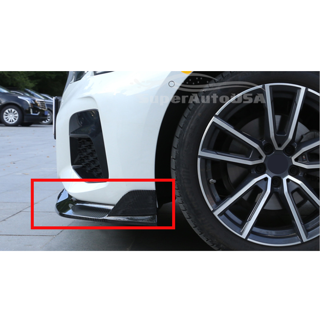 Ajuste 2019-2022 BMW 3 Series G20 M Sport parachoques delantero labio coche Spoiler (impresión de fibra de carbono)