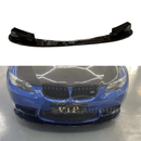 For 2008-11 BMW 3 Series E90 E92 Front Bumper Splitter Spoiler Lip (Gloss Black)-1