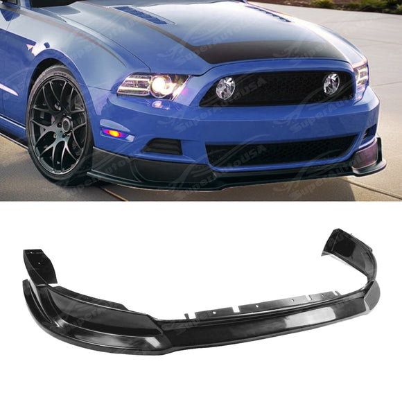 2013 Ford Mustang Front Splitter Spoiler in PU for Aerodynamic Performance by SuperAutoUSA
