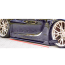 High-Quality Carbon Fiber Print Side Skirt Splitter Set for 2008 BMW All Year Model SuperAutoUSA