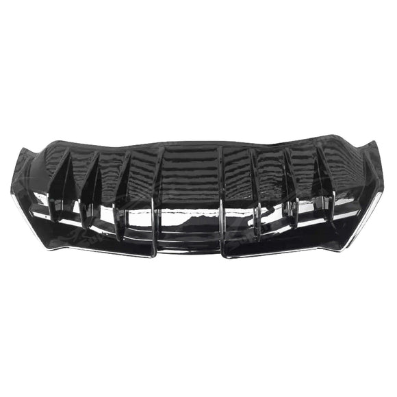 High-Quality Gloss Black Shark Fin Style Rear Diffuser for 2023 Chevrolet Corvette C8
