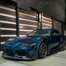 SuperAutoUSA aerodynamic carbon fiber front lip spoiler for 2025 Toyota GR Supra 2.0