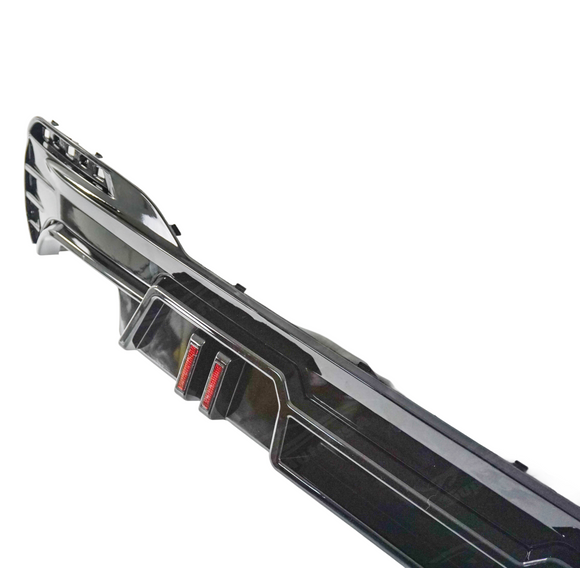 SuperAutoUSA precision-fit rear bumper body kit for 2022 BMW 530e G30.
