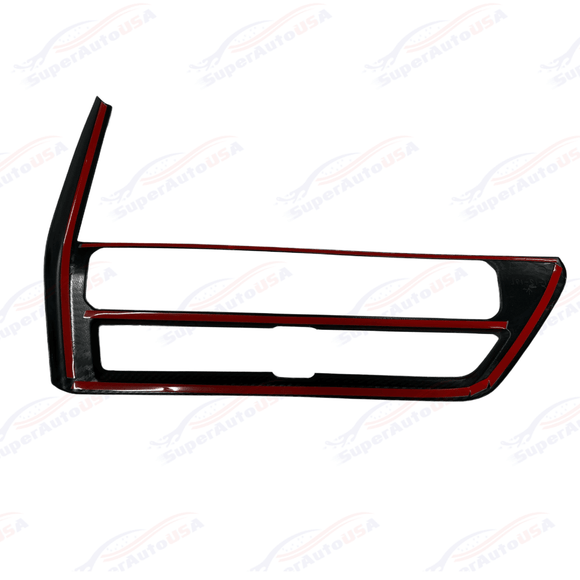 For Toyota Highlander 2020-2024 Carbon Fiber Print Central Button Control Panel Trim