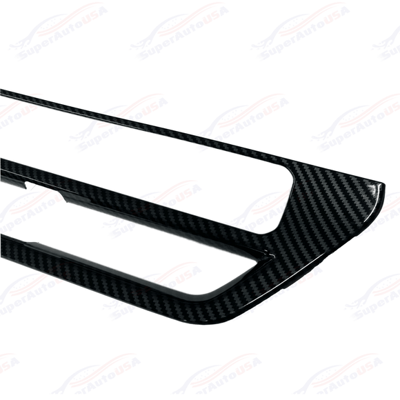 For Toyota Highlander 2020-2024 Carbon Fiber Print Central Button Control Panel Trim