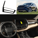 For Toyota Highlander 2020-2024 Carbon Fiber Print Central Button Control Panel Trim-1