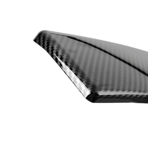 Fits 2020-2025 Toyota Highlander Gear Box Shift Cup Holder Cover (Carbon Fiber Print)