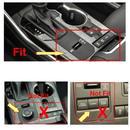 Fits 2020-2025 Toyota Highlander Gear Box Shift Cup Holder Cover (Carbon Fiber Print)-4