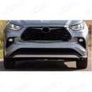 Se adapta a Toyota Highlander 2020-2023, marco de ABS negro brillante, cubierta de rejilla delantera -4