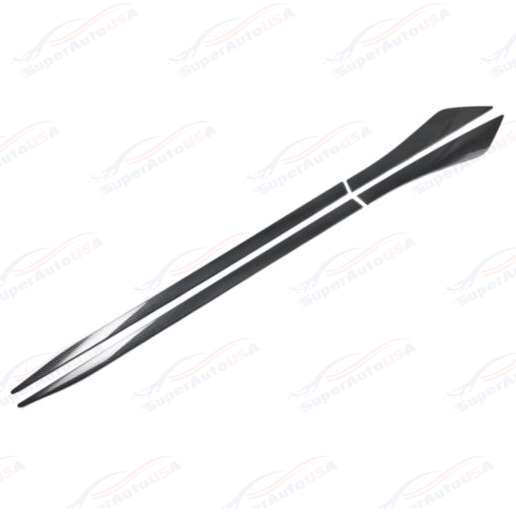 Side Door Body Molding Cover Trims Carbon Fiber Print For Nissan Rogue 21-24