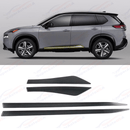 Side Door Body Molding Cover Trims Carbon Fiber Print For Nissan Rogue 21-24-7