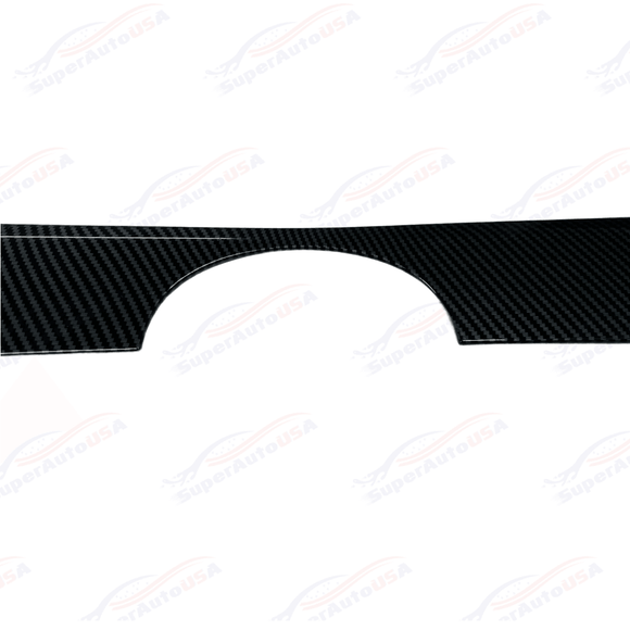 Fits 2020-2022 Toyota Highlander Rear Door Trunk Lid Decoration Latch Cover Molding Trim (Carbon Fiber Print)