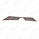 Fits 2020-2022 Toyota Highlander Rear Door Trunk Lid Decoration Latch Cover Molding Trim (Carbon Fiber Print)-8